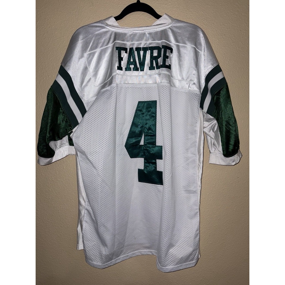 Reebok Brett Farve #4 New York Jets Premier Sewn Jersey NFL Equipment Sz 52 XXL - Picture 2 of 11